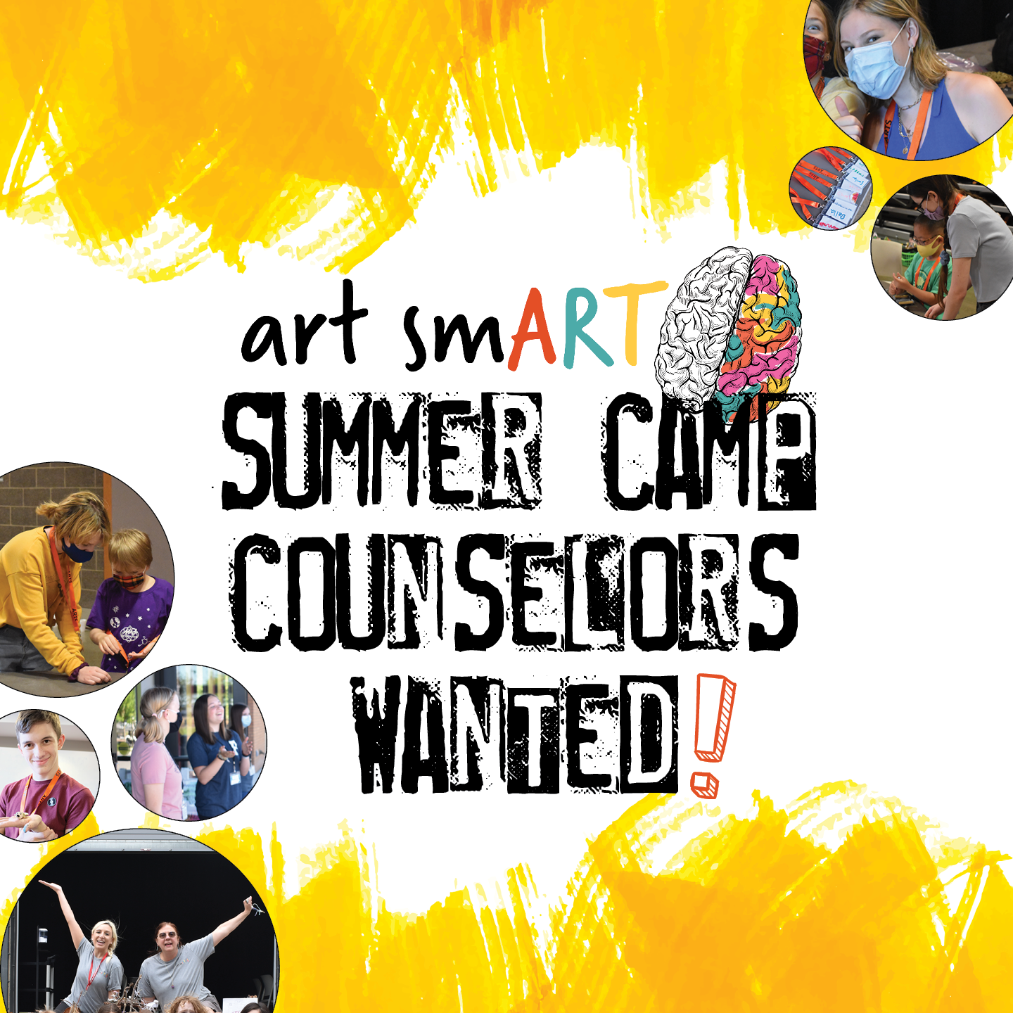 Summer Camp Counselors Sherwood Center for the Arts