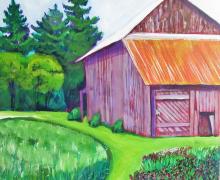 Barn on Elwert Road by Jewel Starz