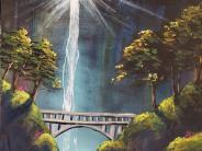 Multnomah Falls in Spring