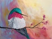 Hummingbird at Sunrise