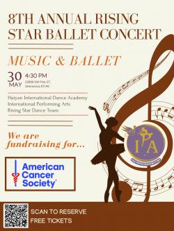 Haiyan International Dance Academy presents their 8th annual Rising Star Ballet Concert