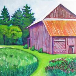Barn on Elwert Road by Jewel Starz